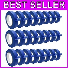 Blue Masking Tape 0.94 Inch Wide - 24 Rolls, Medium Adhesive