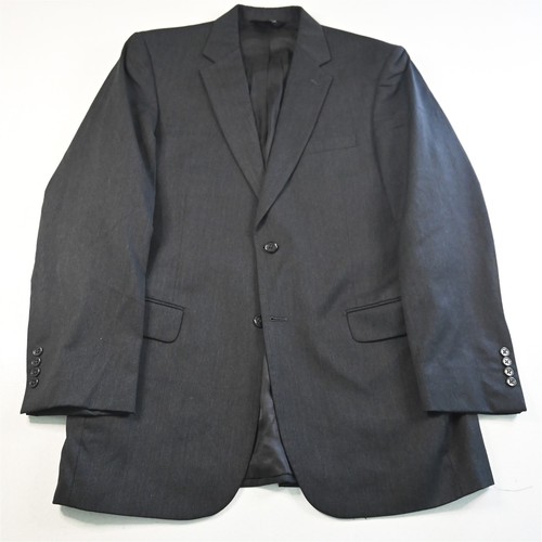 Jos A Bank 41L 38x32 Charcoal Gray 100% Wool Gordon Mens Jacket Pants Suit - Picture 2 of 12