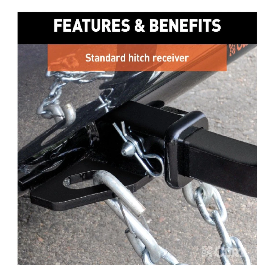 Curt Class 1 Trailer Hitch 11679 for 2004.5-2009 Kia Spectra Sedan - Imagem 3 de 4