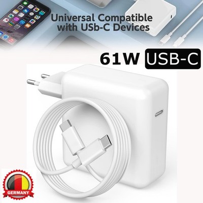 61W USB C Ladegerät für MacBook Pro 15/16/13/14'' MacBook Air 2020 2019 2018, HP