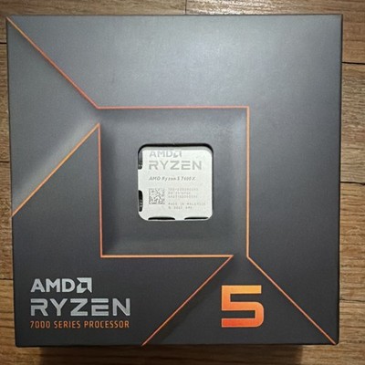 AMD Ryzen 5 7600X 6-Core Processor, Socket AM5, 4.7GHz, 38MB Cache