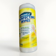 Clean Cut Disinfecting Wipes Lemon Scent New