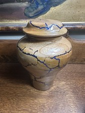 Mango Wooden Urn 9x6 Inches