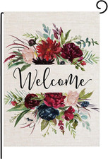 Personalized Garden Flag,Welcome Flag,Welcome Friends,Farmhouse Decor,Yard Decor