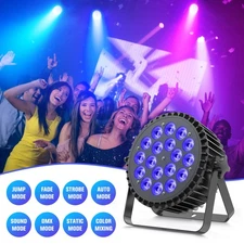 270W PAR Lights RGBWA UV 18LED Stage Lighting DJ Disco Party Club Show Light DMX