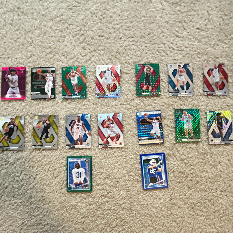 Panini NBA 2023-24 Mosaic/Donruss Optic 14-Card Lot RCs & Give and Go
