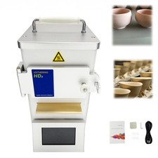 8-in-1 Portable Smart Ceramics Muffle Furnace 110V Temp 1100 with Vacuum Pump