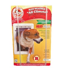 Ideal Pet Products RUFF WEATHER All Climate Dog Door Medium 7.25" x 13" Flap