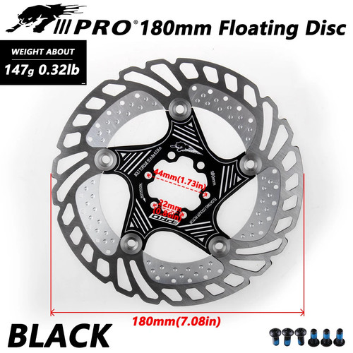 Disco de enfriamiento para bicicleta MTB DH disipación de calor cuesta abajo flotante bicicleta freno rotor - Imagen 5 de 38