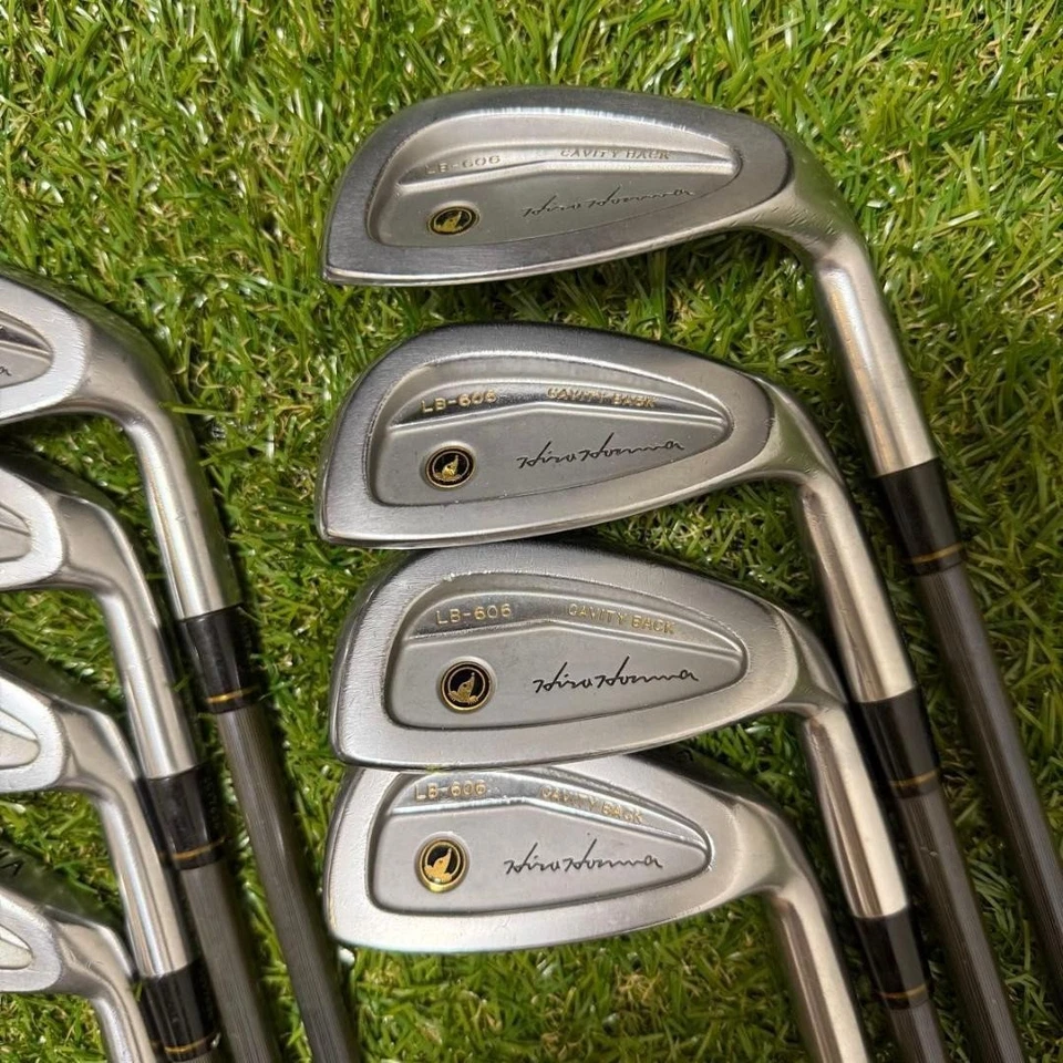 HONMA LB-606 Iron Set 4,6-11,S(8Clubs) / Flex R-1 / TITANIUM-CARBON M-40 - Image 3 of 4