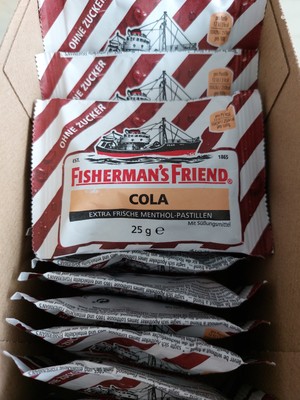 Fisherman's Friend Cola Coke Kola 25g Extra Frische Pastillen ohne Zucker