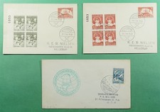 DR WHO 1950S-60S GREENLAND 3 ANTARCTIC SPECIAL & SHIP CANCELS S08369