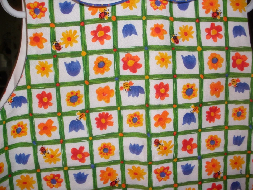 Blusa Top Niñas Floral Completamente Forrada Hecha a Mano 5 a 6 Foto 2 de 4