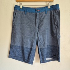 O'Neill Shorts Mens 32 Blue Flecked Board Shorts Swim Trunks Quick Hybrid