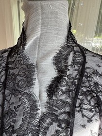 Agent Provocateur Kimono Daniela One Size Black Lace read description 