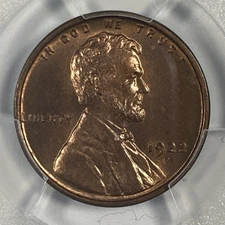 1922-D Lincoln Cent .01. PCGS MS 65 RB. 