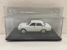 Hachette Nissan Meisha Collection 1/43 Bluebird 0 SSS 1969 White Car NISSAN