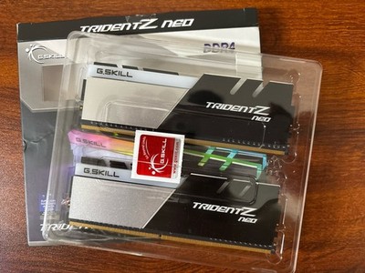 G.SKILL Trident Z Neo DDR4-3600 16GB (2x8GB) DIMM RGB RAM F4-3600C18D-16GTZN