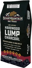 Bear Mountain BBQ Hardwood Lump Charcoal, Premium Grade for BBQ Grills, Quick to