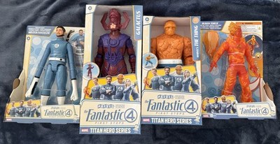 Fantastic Four First Steps Mister Fantastic Human Torch Galactus Thing LOT OF 4