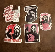 Ghostface Scary Movie Vinyl Sticker Lot Laptop Locker Skateboard 2  Decal New