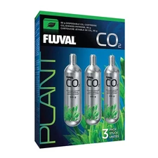 Fluval Disposable CO2 Cartridge 3.3 oz. Select Size:: 3 pack