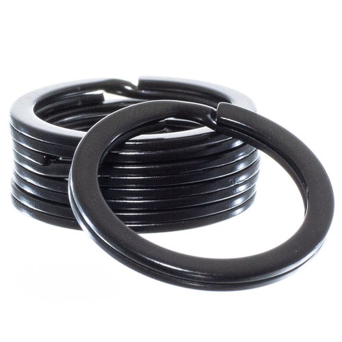 Craft County 3/4 Inch Black Split Rings 1, 2, 5, 10, 25, 50 or 100 Pack Sizes - Picture 3 of 6