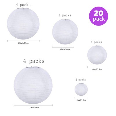 20 X Chinese Paper Lantern Decoration Wedding Event Festival 4 6