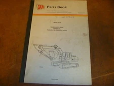 JCB JS130 Excavator Parts Catalog Manual Serial No M758000-Up