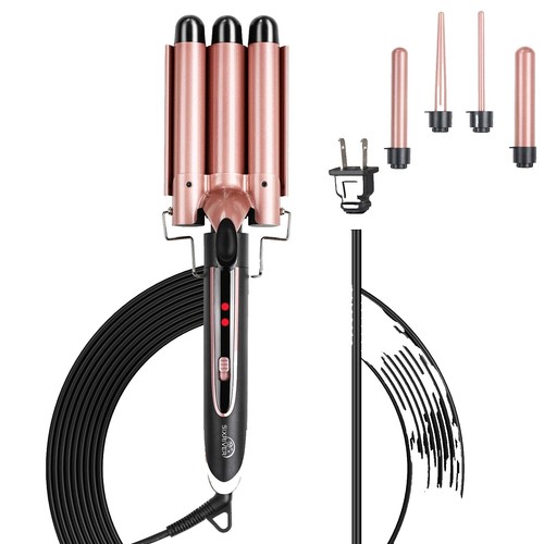 BIOPROGRAMMING HAIRBEAURON 27D PLUS HAIR CURL IRON L-TYPE BARREL