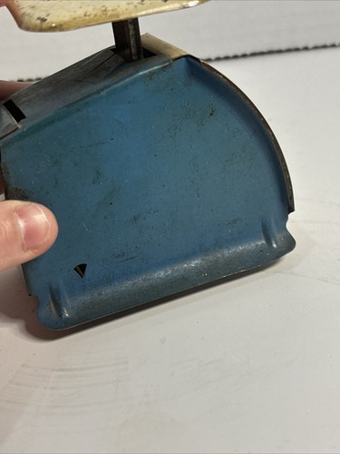 Vintage Rexall Drugstore 3" Blue Letter Postal Scale - Picture 8 of 13