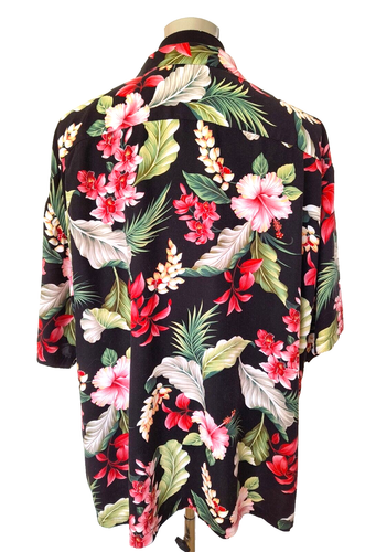 Camisa Hawaiana Iolani Para Hombre Talla XL Colorida Tropical Floral Aloha Botón Delantero - Imagen 3 de 17