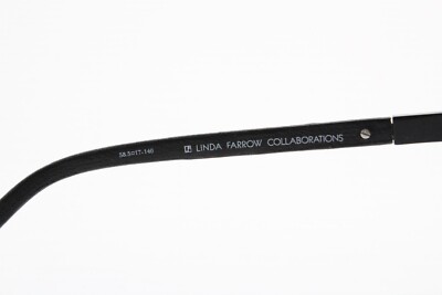 Linda Farrow The Row 22/8 Womens Sunglasses Black Leather 58.5▯17