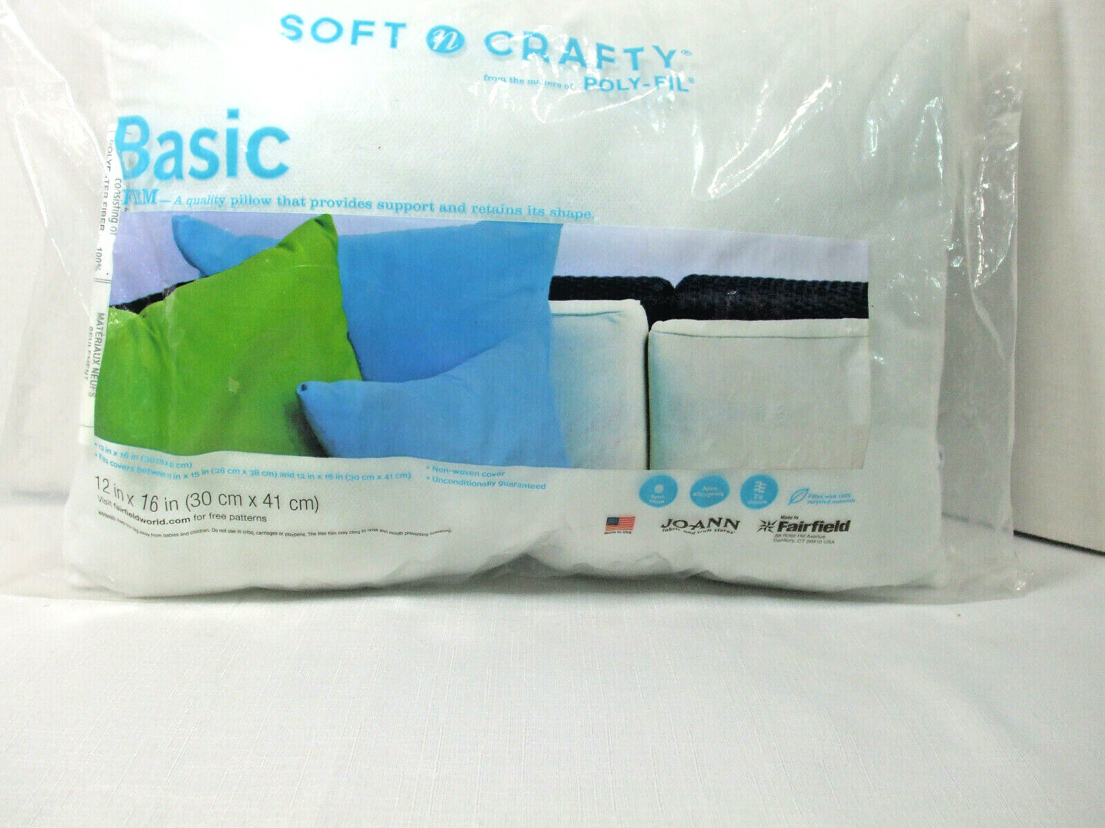 12x14 Pillow Insert Fairfield Poly-Fil Pillow Inserts 12x16