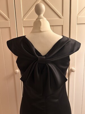 David Charles Kleid, Mädchen, Gr. 14 Jahre, Schwarz, mit süßem schleifendetail