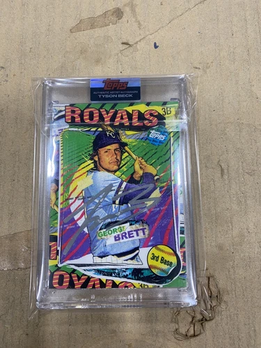 Topps Project 2020 #55 George Brett Tyson Beck Silver Autograph #27/75 IN HAND
