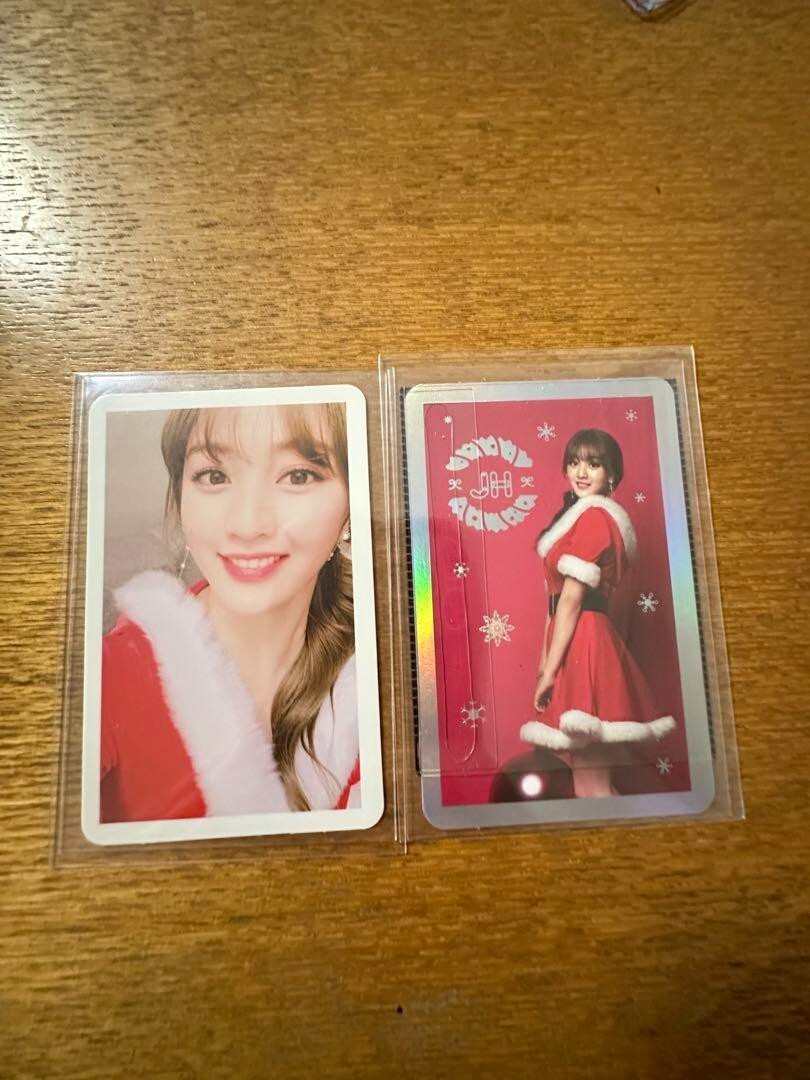 TWICE JIHYO クリスマストレカ TWICE JIHYO Christmas Edition Official Photocard Photo Card