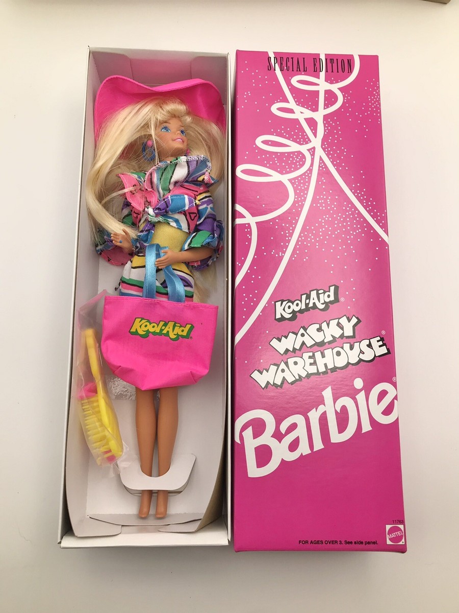 NEW SPECIAL EDITION KOOL-AID WACKY WAREHOUSE BARBIE 1994