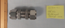 1 - Swagelok Stainless Steel Bulkhead Union Fitting, 5/8" OD Tube, SS-1010-61