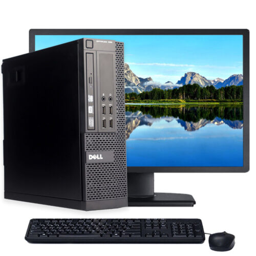Dell Desktop PC Core i3 Computer Up to 16GB RAM 512GB SSD Dual 22 LCD Windows 10 - Afbeelding 5 van 6