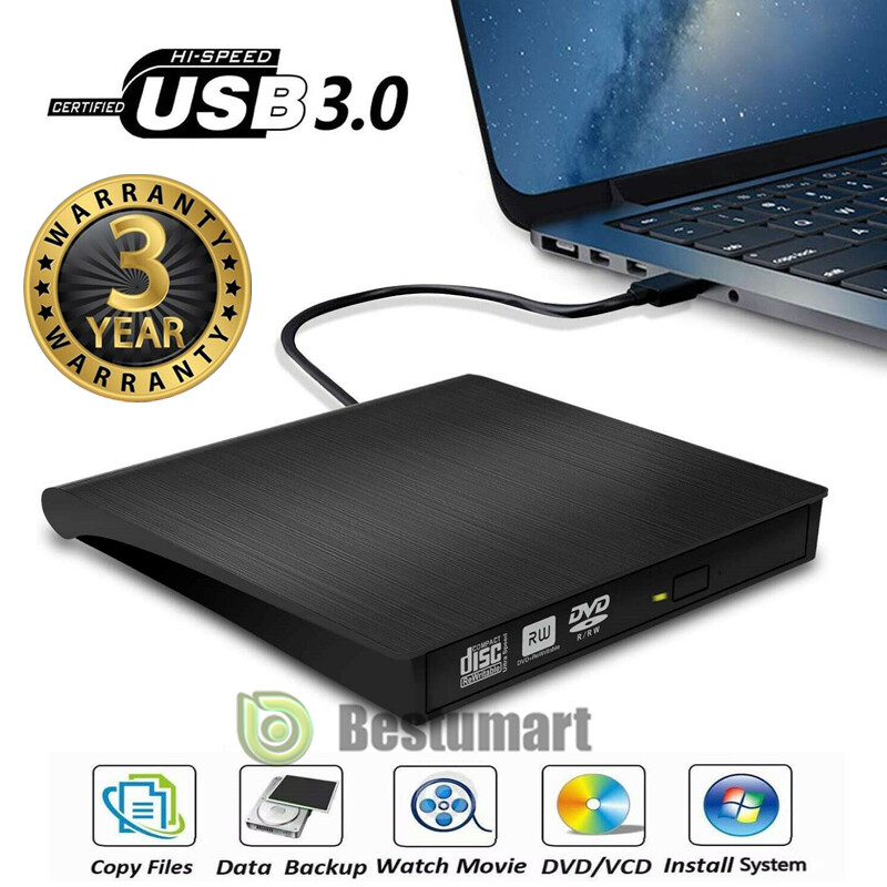 Dvd Cd Rw Writer Player Burner Pc Mac