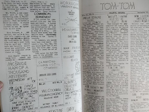 ANTQ_Bellevue High School NE_Tom-Tom_Vol 6_1941-42_Hardbound_Americana_XLNT - Bild 4 von 9