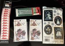 Lot Of New Vintage Christmas - Transfers, Rub-On, Iron-On, Stickers and Stencil