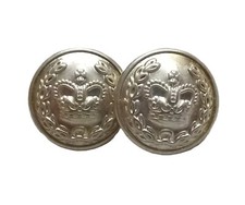 Deputy Lord-Lieutenant Small Cap / Gorget Shank Back Insignia Buttons 22L