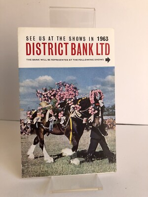 ''District Bank Ltd: Exhibitions and Events 1963'' - foldout leaflet