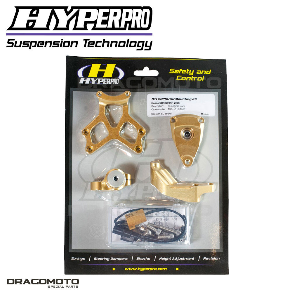 Support HYPERPRO MK-YA10-T008 en alu CNC pour Yamaha FZ1 1000 N ABS