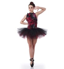 Child 6X7 Bleeding Love Ballet Tutu Dance Costume Leotard w/ Separate Puff Tutu