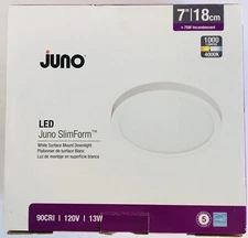 Juno Slim Form LED White Surface Mount Downlight 259ENV