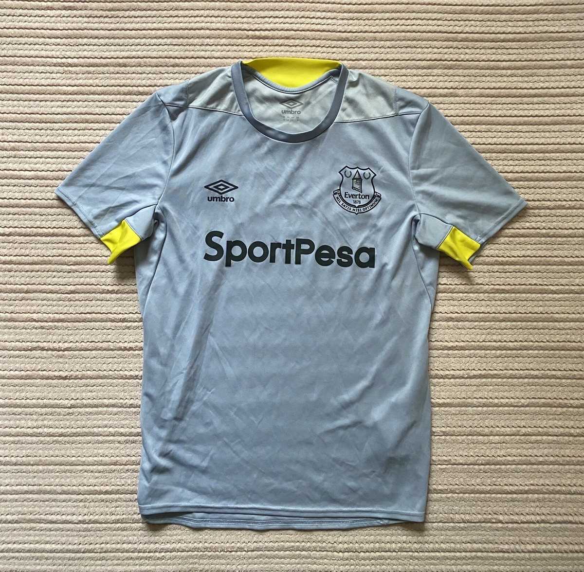 Maillot Everton FC 2017/2018 Umbro – Taille S – État Impeccable, Comme Neuf !