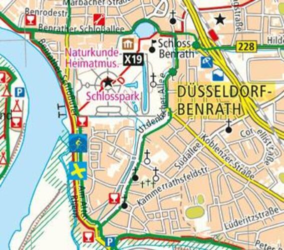Thumbnail - Düsseldorf - Neuss, Krefeld - Ratingen - Hilden . 1:50 000 |